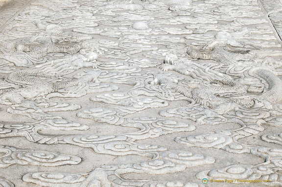 Marble ramp to the Hall of Supreme Harmony