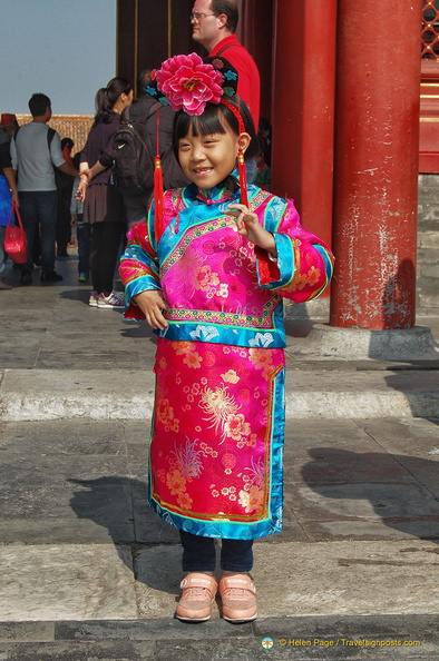 Dressing up in the Forbidden City