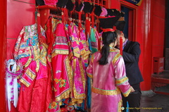 Costumes for rent in the Forbidden City