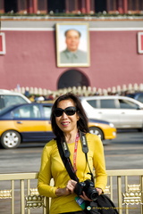 Me in front of Chairman Mao