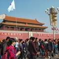 Filing past Tiananmen Gate