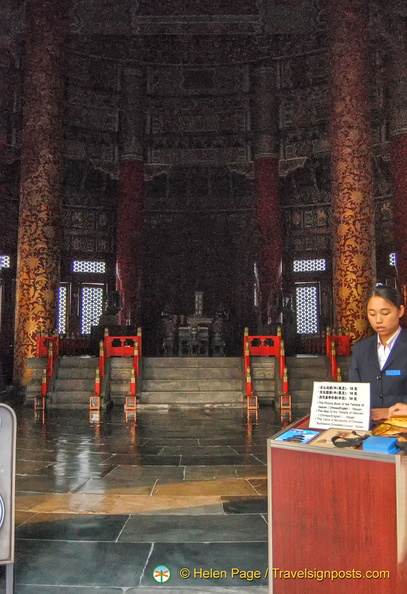 Inside the Hall of Prayer for Good Harvests