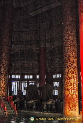 Inside the Hall of Prayer for Good Harvests