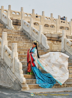 Film shoot at the Temple of Heaven