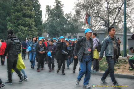 Tourists at the Temple of Heaven