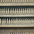Rows of miniature Kneeling Archer