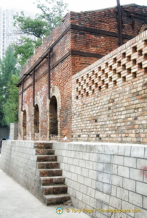 Row of terracotta warrior kilns