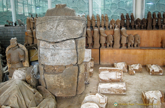 Terracotta warrior moulds