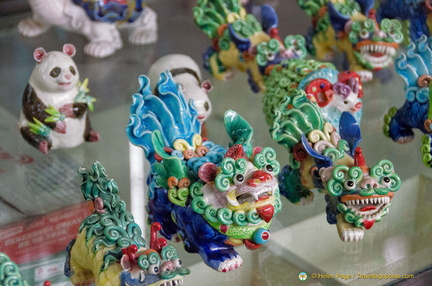 Painted animal figurines