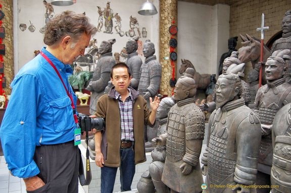 Buying terracotta warriors