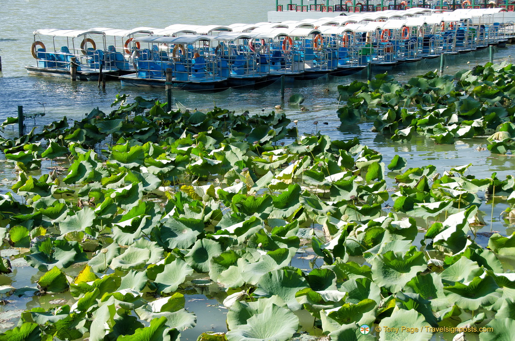 Boat hires on Kunming Lake