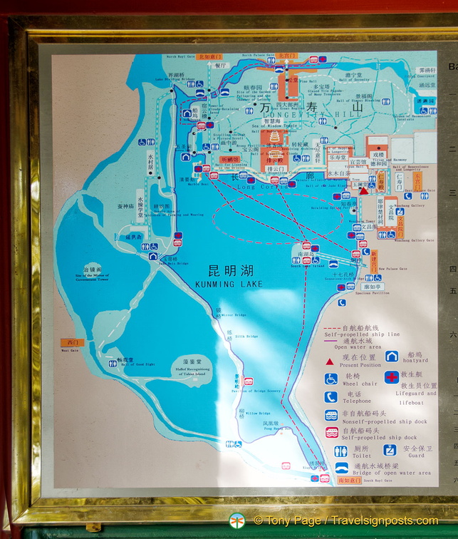 Map of the Summer Palace