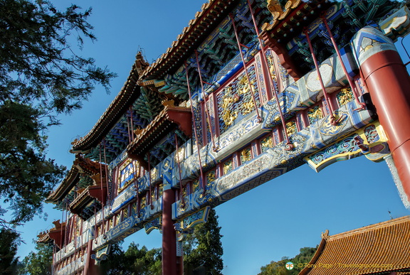 Decorated gate (paifang or pailou)