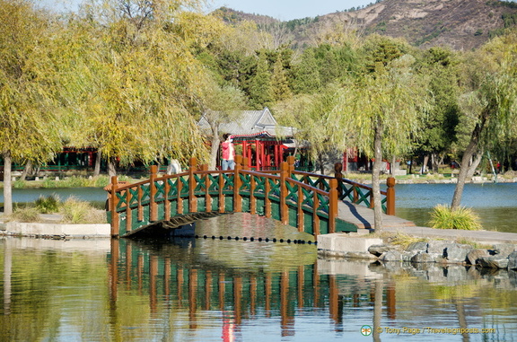 Lake Bridge and Water Reflection