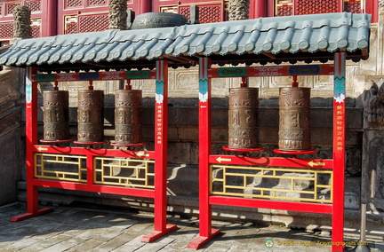 The Big Buddha Temple Prayer Wheels