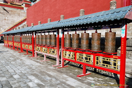 The Big Buddha Temple Prayer Wheels