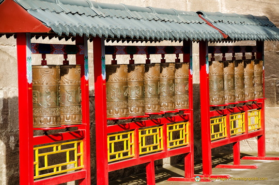 Puning Temple Prayer Wheels