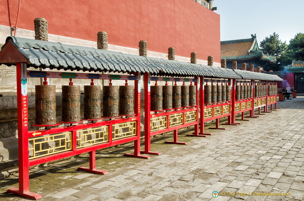 Puning Temple Prayer Wheels