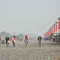 Cyclists on Xi'an City Wall