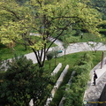 Beautiful Garden off the Xi'an City Wall