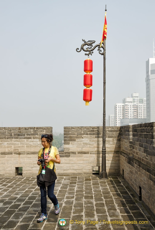 Decorative Flag Pole - Xi'an City Wall