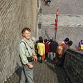 Descending the Xi'an City Wall