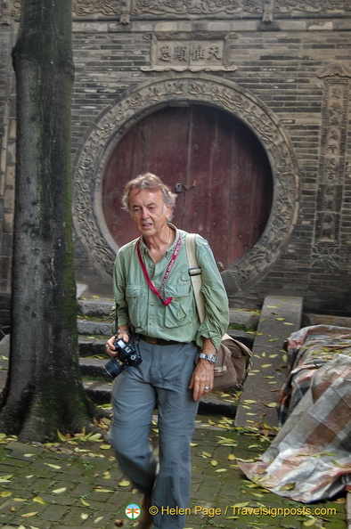 Tony at the Great Mosque Moon Gate