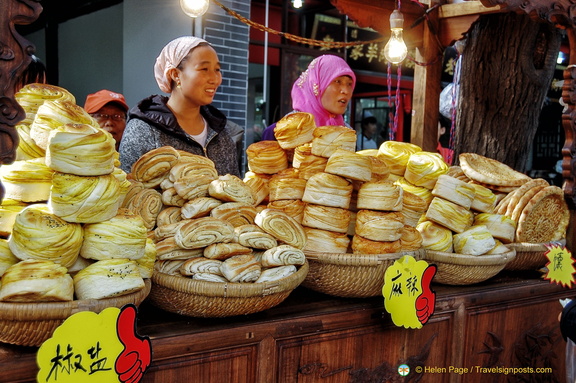 Interesting Breads at the Muslim Snack Street