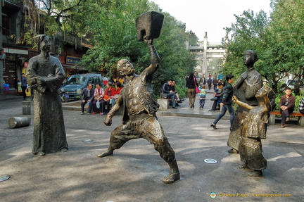 Xi'an Muslim Quarter Sculptures