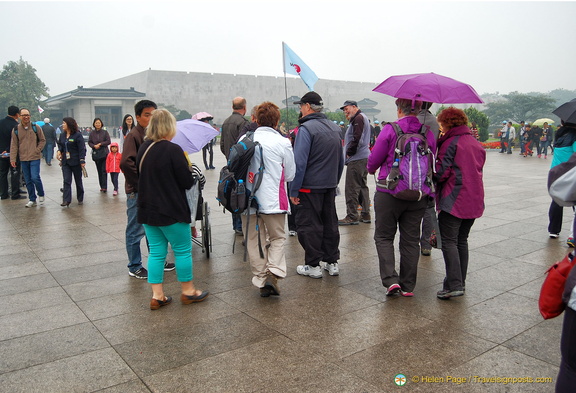 A Wet Day at the Terracotta Warriors Museum