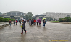 The vast Terracotta Warriors Museum complex