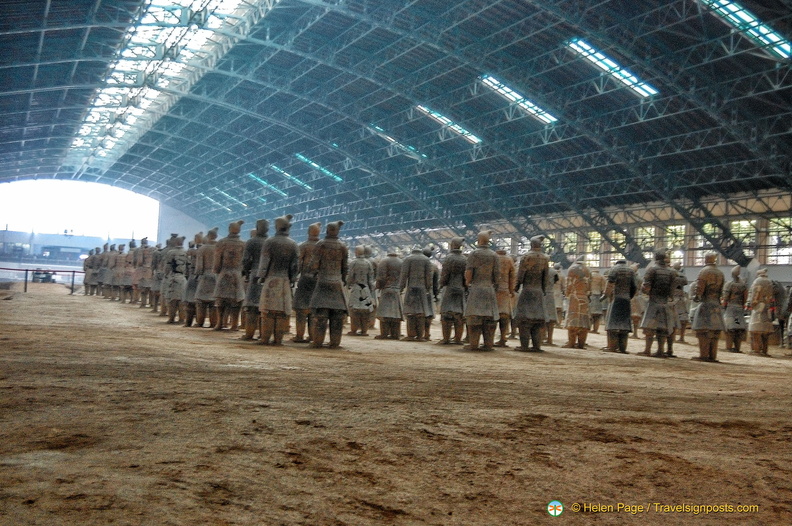 Assembly of terracotta warriors