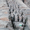 Row of officers in this pit