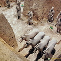 View into a Terracotta Warrior Pit