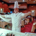 Chef making fresh noodles