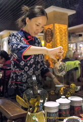 Tea making - Checking water temperature