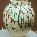 Tang Dynasty Tri-colour Pot with four ear handles