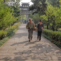 Tony Walking to the Yellow Crane Tower