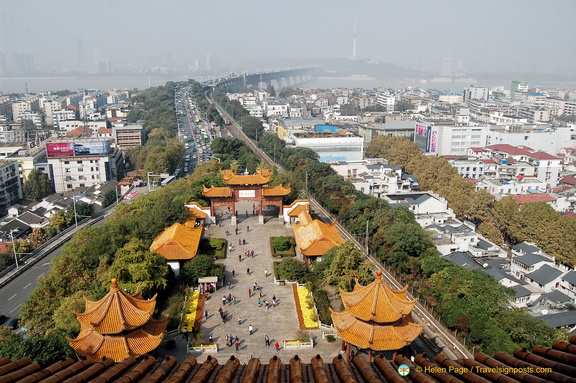 View of Yangtze River from Yellow Crane Tower