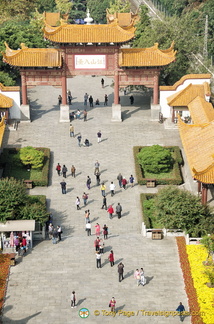 View towards Archway of The First Tower in Three Chu