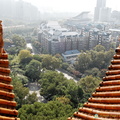 Roof covered with 100,000 yellow glazed tiles