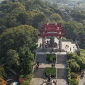 View of Snake Hill Park from Yellow Crane Tower