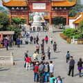 View of Shengxiang Pagoda and Archway