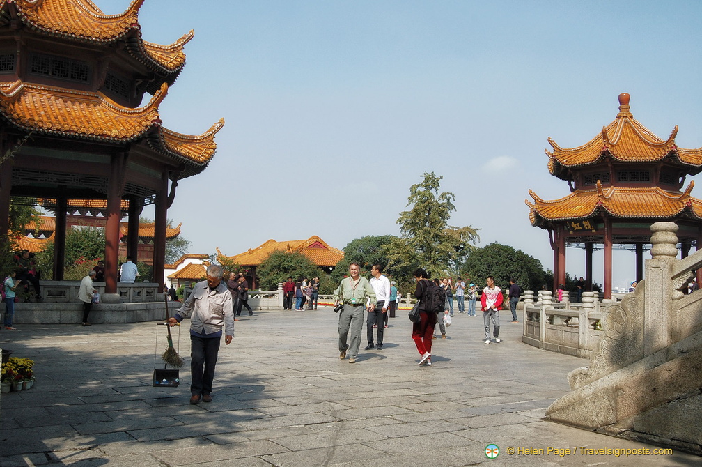 Lower Courtyard of the Yellow Crane Tower