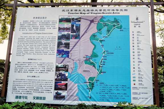 Map of Tingtao Scenic Area