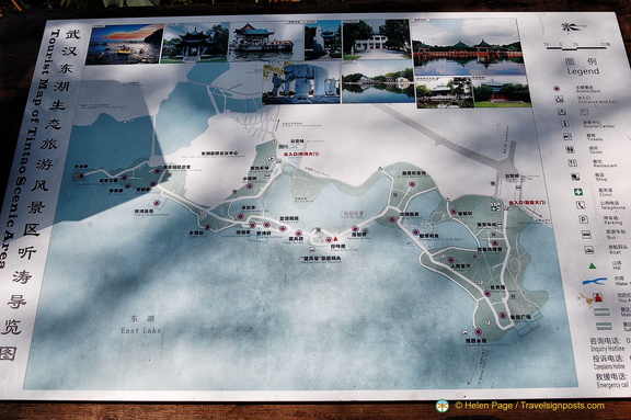 Map of Tingtao Scenic Area