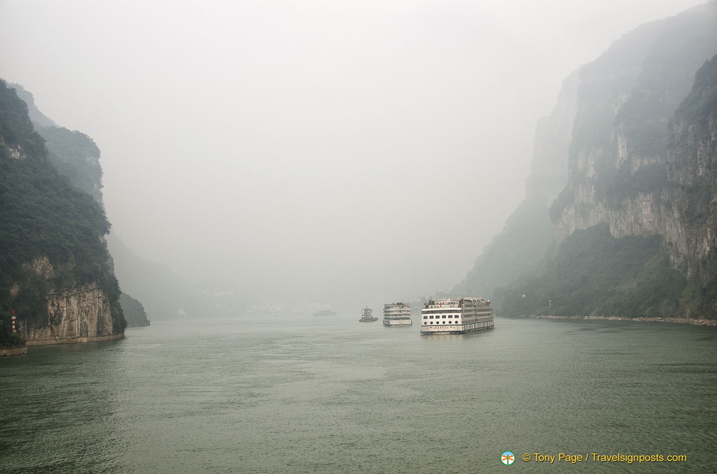 A mysterious looking Xiling Gorge, Yangtze River