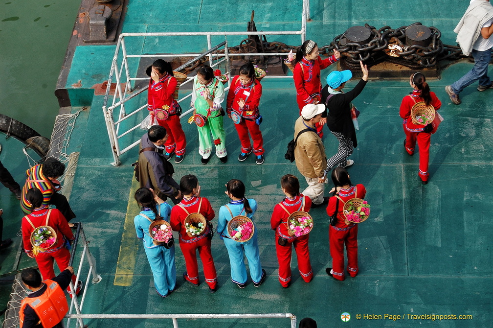 Young Girls from the Three Gorges Tribe Village