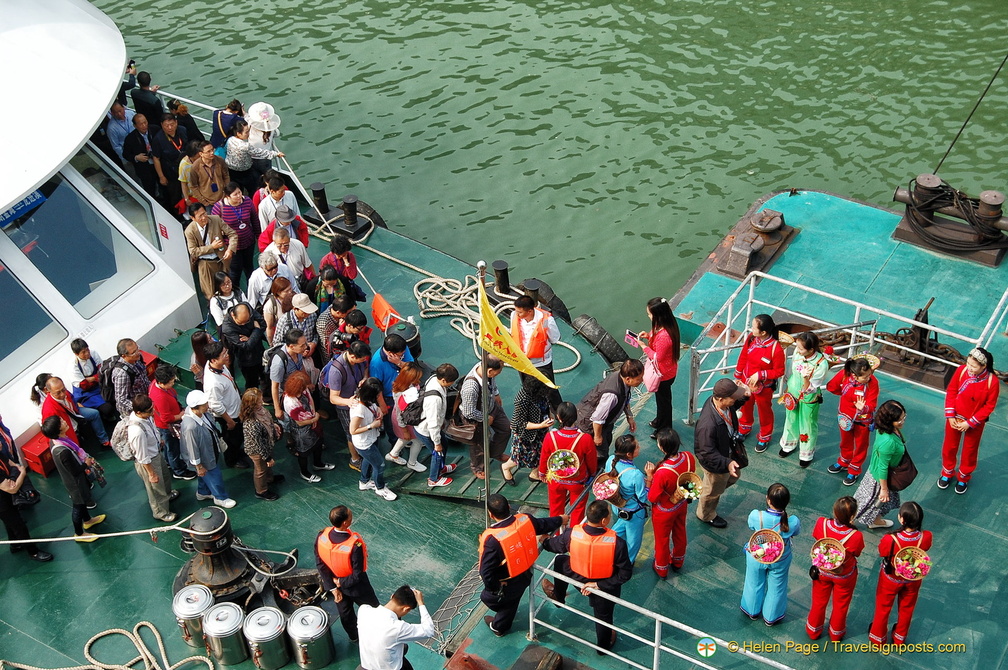 A Welcoming Party from the Three Gorges Tribe Village