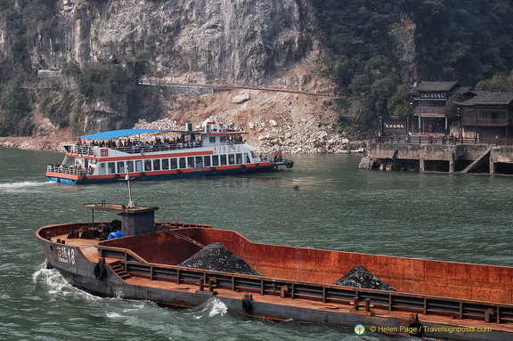 Sightseeing Boat at the Three Gorges Tribe Scenic Spot